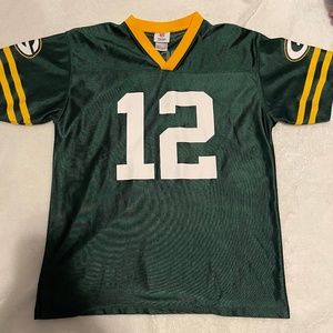NFL Green Bay Packers Aaron Rodgers #12 Boys XL 18/20 Jersey